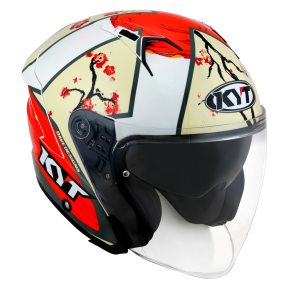 Kask Motocyklowy KYT NF-J SAKURA replica - XS