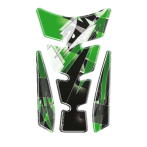 ONEDESIGN tankpad Spirit shape Limited Edition logo Kawasaki zielone