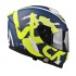 Kask Motocyklowy LAZER RAFALE Street (kol. Niebieski Navy - Żółty Fluo - Biały - Matowy ) rozm. XL