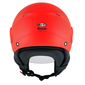 Kask Motocyklowy KYT COUGAR czerwony matowy - S