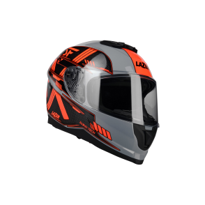 Kask Motocyklowy LAZER RAFALE EVO Roadtech (kol. Szary - Czerwony - Matowy) rozm. XL