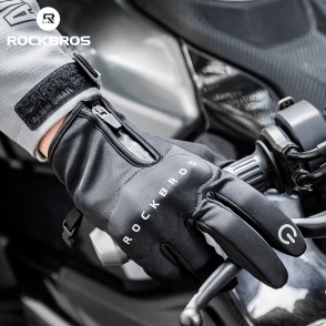 Rockbros S321 rękawiczki z dotykiem na rower skuter motocykl XXL