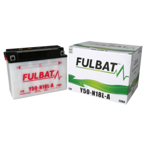 Akumulator FULBAT Y50N18L-A (suchy, obsługowy, kwas w zestawie)