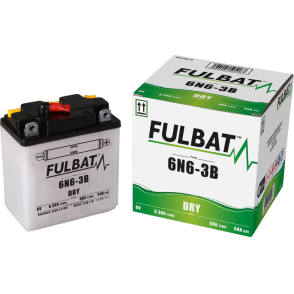 Akumulator FULBAT 6N6-3B (suchy, obsługowy, kwas w zestawie)