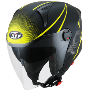 Kask Motocyklowy KYT D-CITY COLORFUL żółty - 2XL