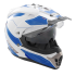 Kask motocyklowy ROCC 771 biało-niebieski
