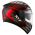 Kask Motocyklowy KYT FALCON 2 ARMOR czerwony - XS