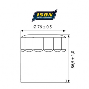ISON filtr oleju ISON551