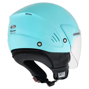 Kask Motocyklowy KYT COUGAR jasny niebieski - L