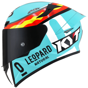 Kask Motocyklowy KYT TT-COURSE LEOPARD ESP Replica - XS