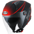 Kask Motocyklowy KYT D-CITY COLORFUL czerwony - L