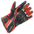 Rękawice motocyklowe BUSE Donington Pro czarno-czerwone