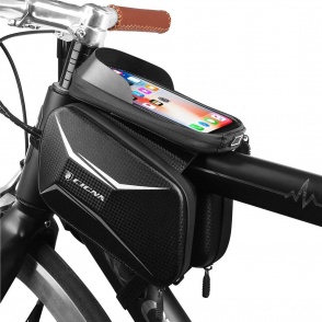 CIGNA Torba rowerowa na ramę z uchwytem na telefon (srebrne logo)