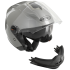 Kask motocyklowy ROCC 160 tytanowy metaliczny