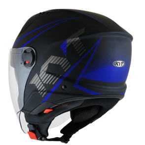 Kask Motocyklowy KYT D-CITY COLORFUL niebieski - XL