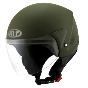 Kask Motocyklowy KYT COUGAR ARMY matowy zielony - XL