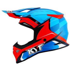 Kask Motocyklowy KYT SKYHAWK GLOWING niebieski - XL