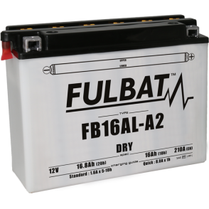 Akumulator FULBAT YB16AL-A2 (suchy, obsługowy, kwas w zestawie)