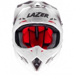 Kask motocyklowy LAZER MX8 X-Line Pure Glass biały