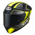 Kask Motocyklowy KYT TT-COURSE TOURIST żółty fluo mat - 2XL