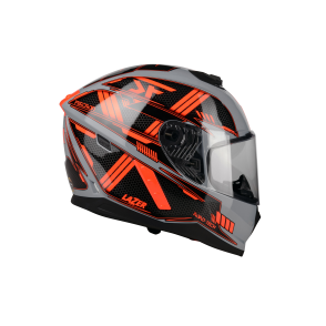 Kask Motocyklowy LAZER RAFALE EVO Roadtech (kol. Szary - Czerwony - Matowy) rozm. XL