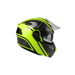 Kask Motocyklowy LAZER LIGHT (kol. Czarny - Żółty) rozm. XL