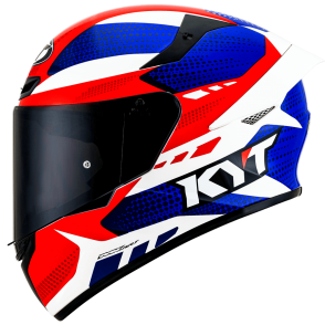 Kask Motocyklowy KYT TT-COURSE GEAR BLUE/RED - S