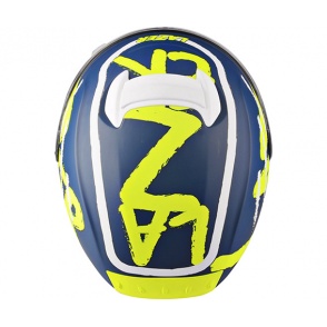 Kask Motocyklowy LAZER RAFALE Street (kol. Niebieski Navy - Żółty Fluo - Biały - Matowy ) rozm. XL