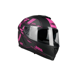 Kask Motocyklowy LAZER RAFALE EVO Roadtech (kol. Czarny - Różowy - Matowy) rozm. XL