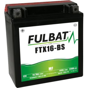 Akumulator FULBAT YTX16-BS (AGM, obsługowy, kwas w zestawie)