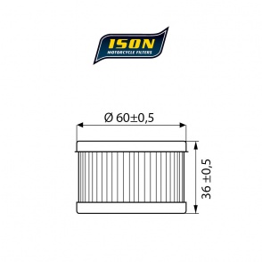 ISON filtr oleju ISON137