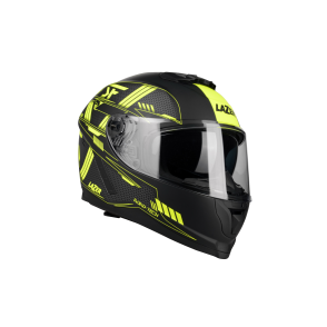 Kask Motocyklowy LAZER RAFALE EVO Roadtech (kol. Czarny - Żółty - Matowy) rozm. L