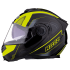 Kask motocyklowy ROCC 881 czarno-żółty neonowy XS