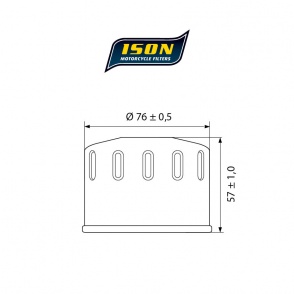 ISON filtr oleju ISON565