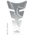 ONEDESIGN tankpad Spirit shape logo Ducatiati Ducati Monster srebrne on przeźroczysty