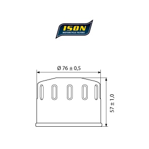ISON filtr oleju ISON184