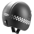 Kask motocyklowy ROCC Classic Pro TT czarny mat-biały XL