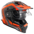 Kask motocyklowy ROCC 781 czarno-pomarańczowy M