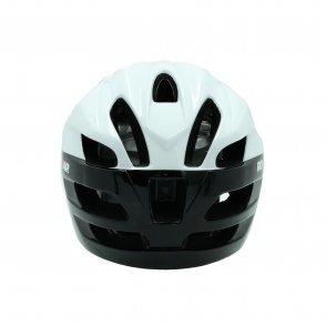 Kask rowerowy ROXAR MTB biało czarny (połysk) rozm.L (58-61cm)