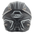 Kask motocyklowy ROCC 486 czarno-biały mat