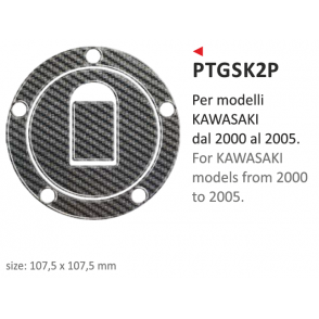 ONEDESIGN naklejka na wlew paliwa Kawasaki 2000/2005