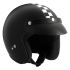 Kask motocyklowy ROCC Classic Dekor Race Flag czarny matowy