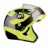 Kask motocyklowy LAZER MONACO Window Pure Glass żółty/antracytowy/pomarańczowy fluo