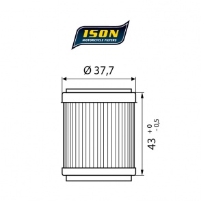 ISON filtr oleju ISON143
