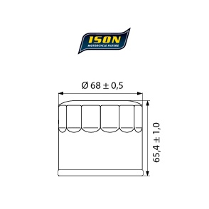 ISON filtr oleju ISON138