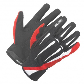 Rękawice motocyklowe BUSE G-MX Pro czarno-czerwone