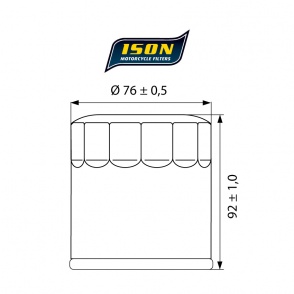 ISON filtr oleju ISON170 B