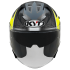 Kask Motocyklowy KYT NF-J ATTITUDE żółty - XL