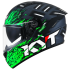 Kask Motocyklowy KYT NF-R FLAMING zielony - 2XL