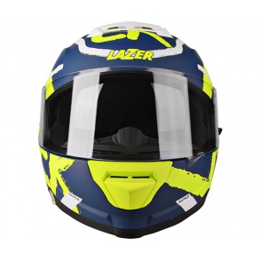 Kask Motocyklowy LAZER RAFALE Street (kol. Niebieski Navy - Żółty Fluo - Biały - Matowy ) rozm. XL